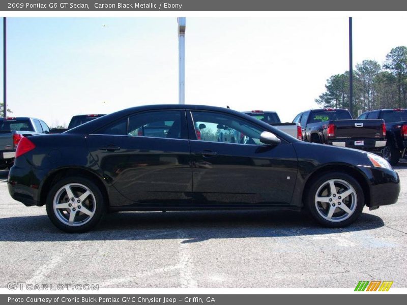 Carbon Black Metallic / Ebony 2009 Pontiac G6 GT Sedan