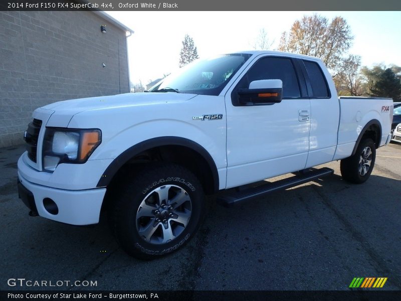Oxford White / Black 2014 Ford F150 FX4 SuperCab 4x4
