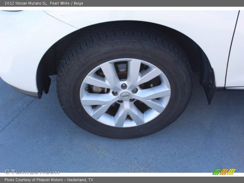 Pearl White / Beige 2012 Nissan Murano SL