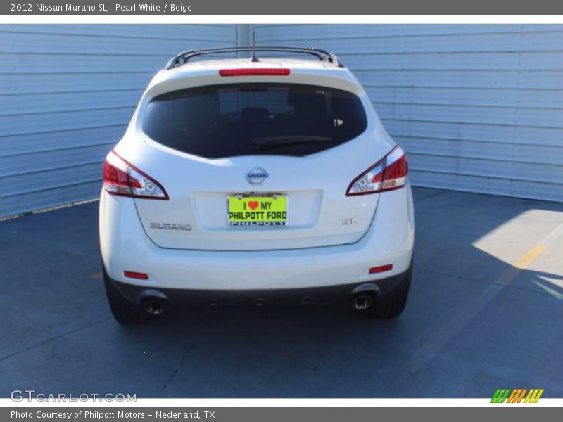 Pearl White / Beige 2012 Nissan Murano SL