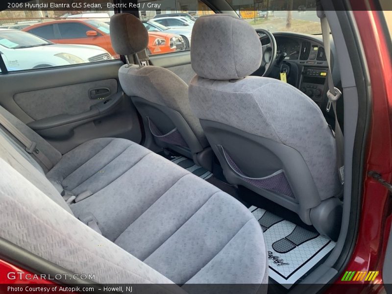 Electric Red / Gray 2006 Hyundai Elantra GLS Sedan