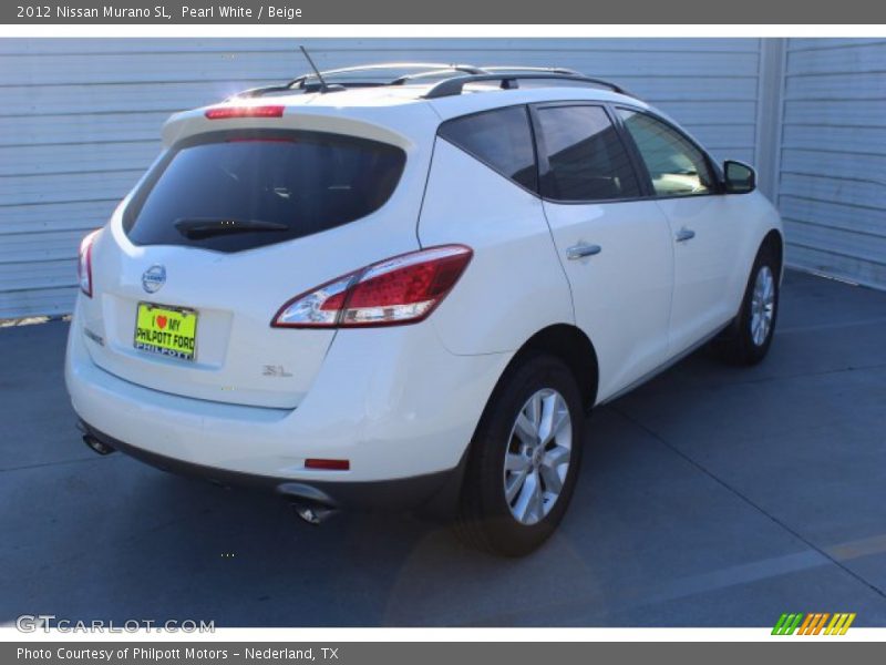 Pearl White / Beige 2012 Nissan Murano SL