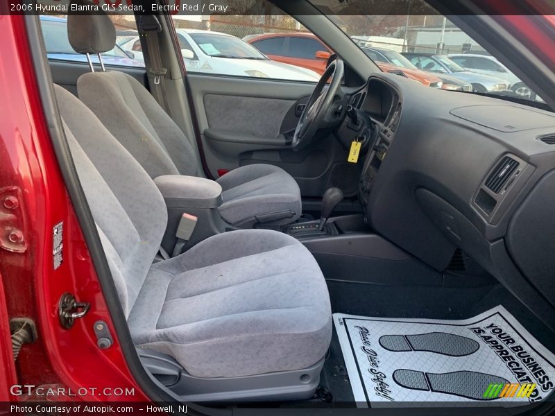 Electric Red / Gray 2006 Hyundai Elantra GLS Sedan