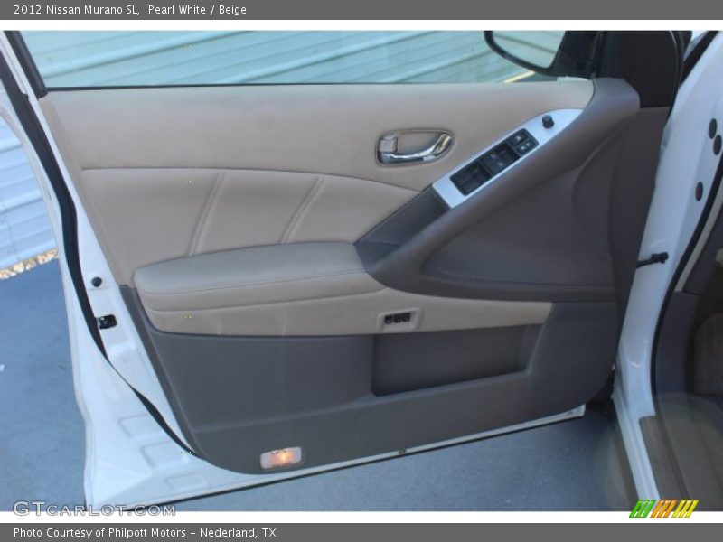 Pearl White / Beige 2012 Nissan Murano SL