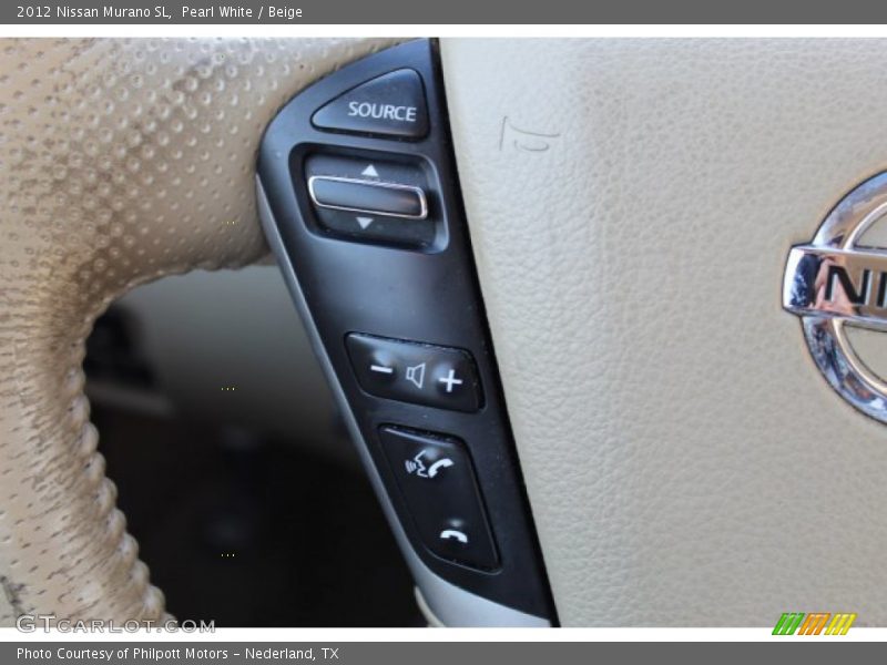 Pearl White / Beige 2012 Nissan Murano SL