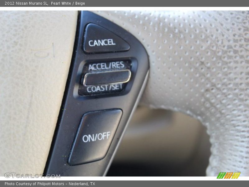 Pearl White / Beige 2012 Nissan Murano SL
