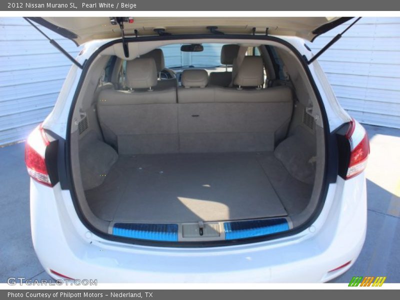 Pearl White / Beige 2012 Nissan Murano SL