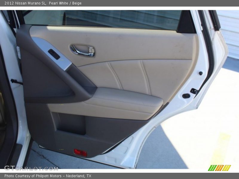Pearl White / Beige 2012 Nissan Murano SL