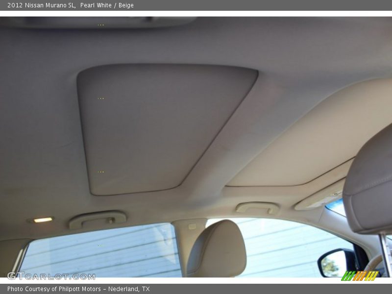 Pearl White / Beige 2012 Nissan Murano SL