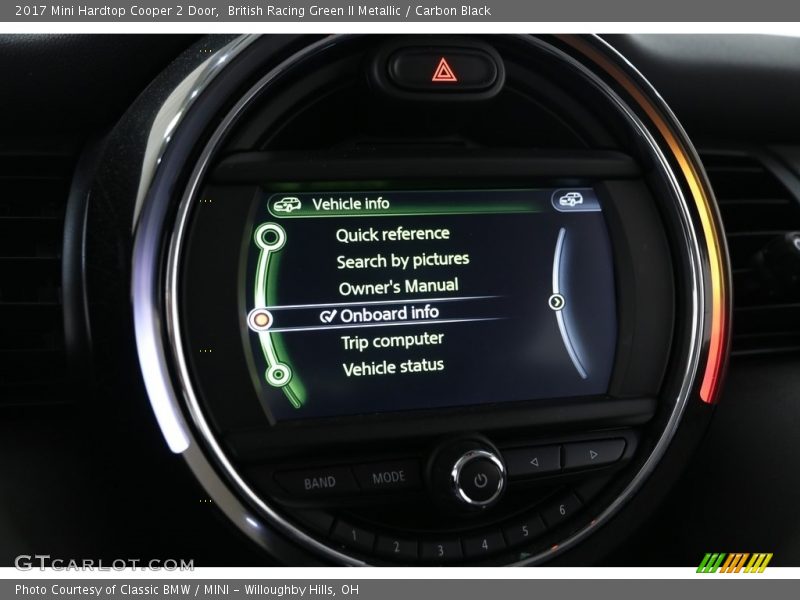 British Racing Green II Metallic / Carbon Black 2017 Mini Hardtop Cooper 2 Door
