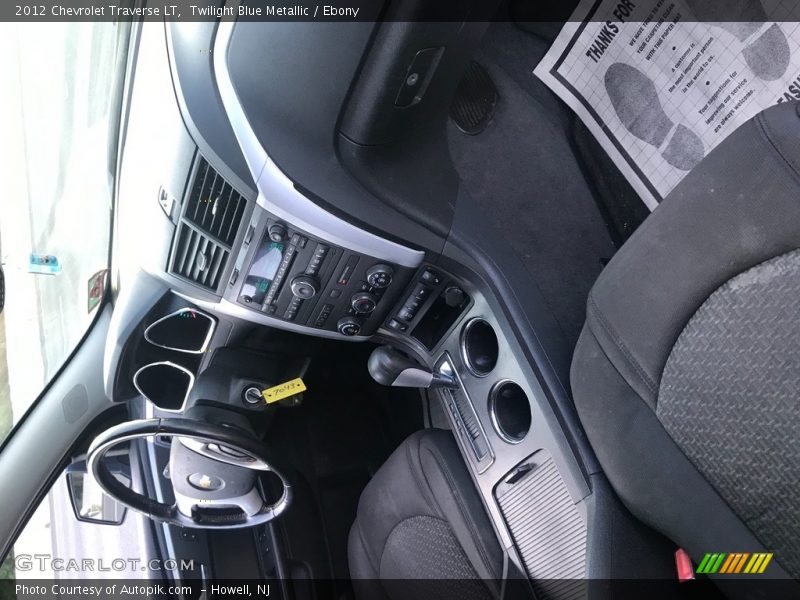 Twilight Blue Metallic / Ebony 2012 Chevrolet Traverse LT