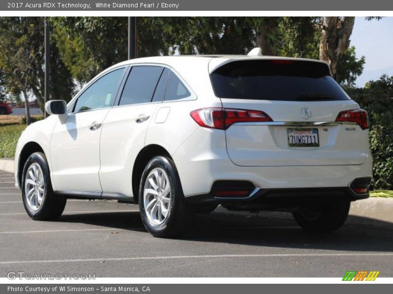 White Diamond Pearl / Ebony 2017 Acura RDX Technology