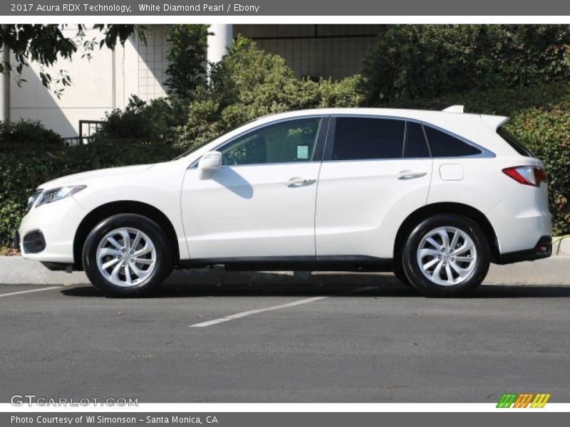 White Diamond Pearl / Ebony 2017 Acura RDX Technology