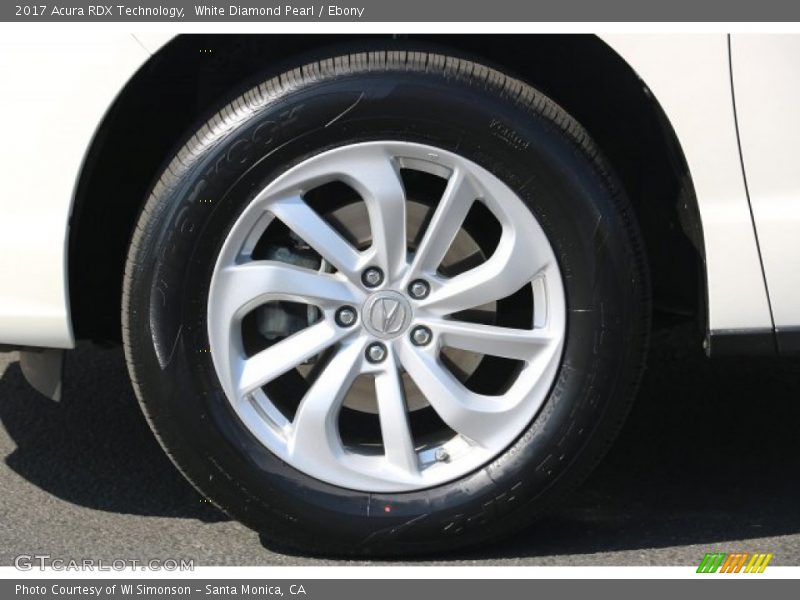 White Diamond Pearl / Ebony 2017 Acura RDX Technology