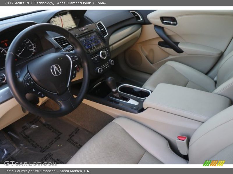White Diamond Pearl / Ebony 2017 Acura RDX Technology