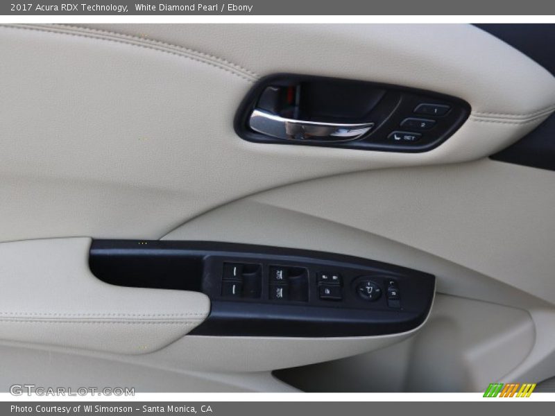 White Diamond Pearl / Ebony 2017 Acura RDX Technology