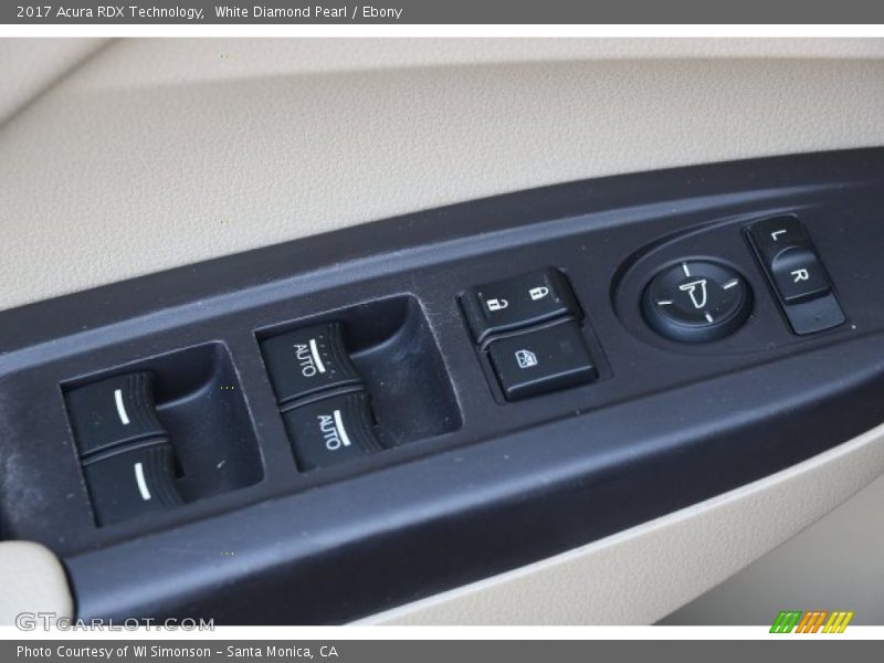 White Diamond Pearl / Ebony 2017 Acura RDX Technology