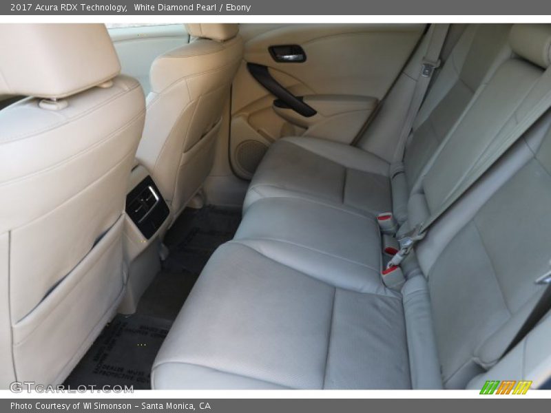 White Diamond Pearl / Ebony 2017 Acura RDX Technology