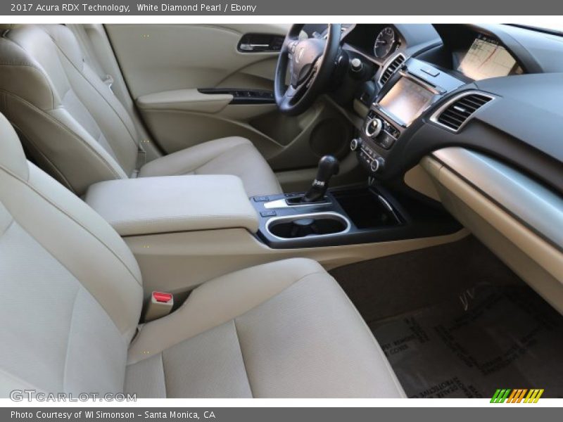 White Diamond Pearl / Ebony 2017 Acura RDX Technology