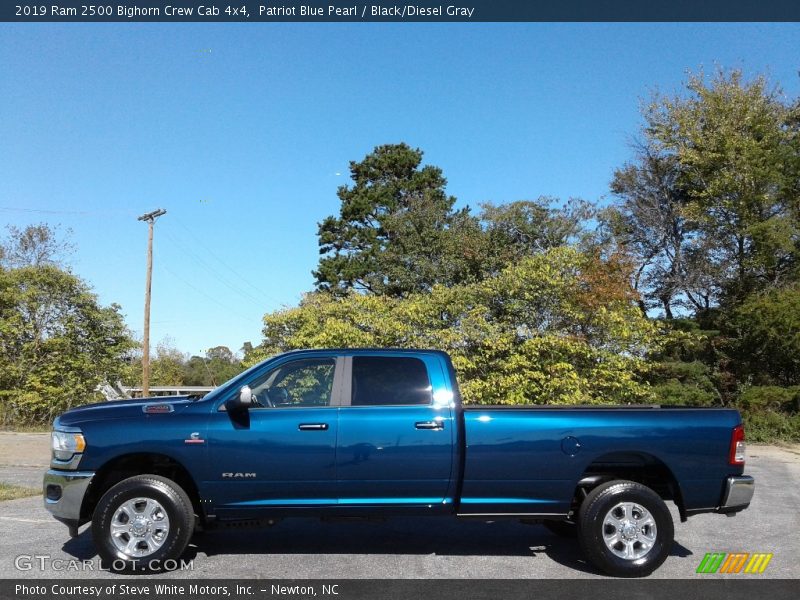 Patriot Blue Pearl / Black/Diesel Gray 2019 Ram 2500 Bighorn Crew Cab 4x4