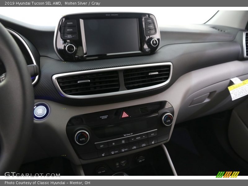 Molten Silver / Gray 2019 Hyundai Tucson SEL AWD