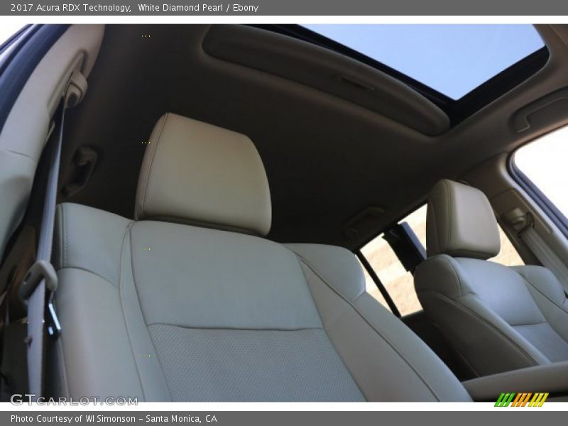 White Diamond Pearl / Ebony 2017 Acura RDX Technology