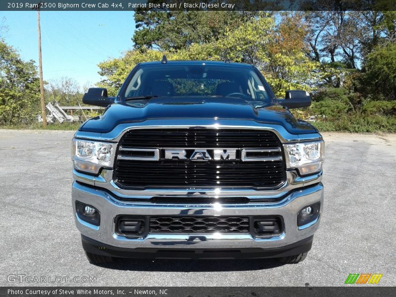 Patriot Blue Pearl / Black/Diesel Gray 2019 Ram 2500 Bighorn Crew Cab 4x4