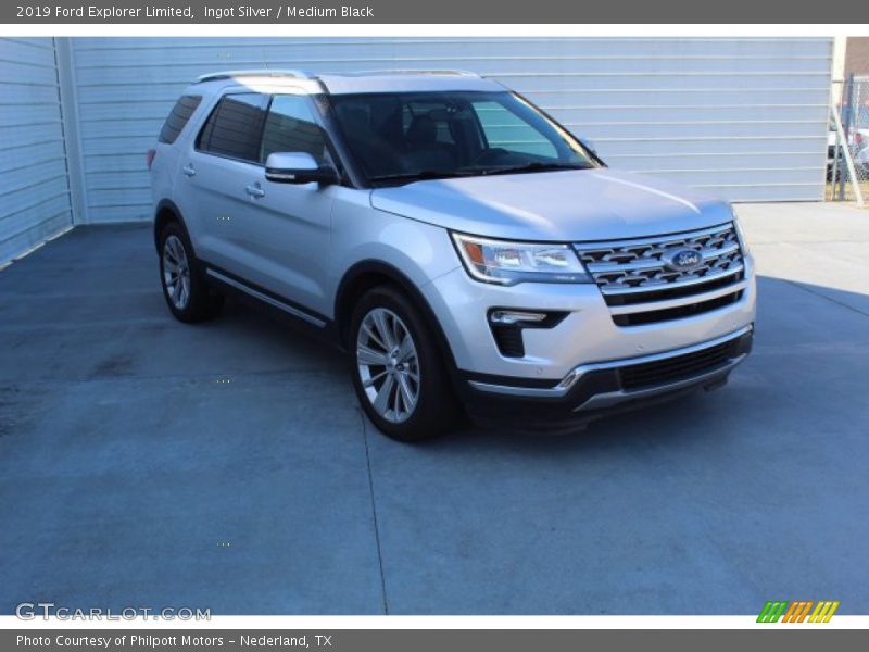 Ingot Silver / Medium Black 2019 Ford Explorer Limited