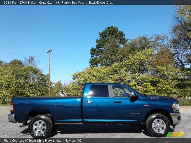 Patriot Blue Pearl / Black/Diesel Gray 2019 Ram 2500 Bighorn Crew Cab 4x4