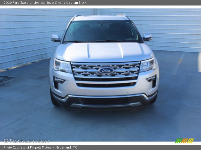 Ingot Silver / Medium Black 2019 Ford Explorer Limited