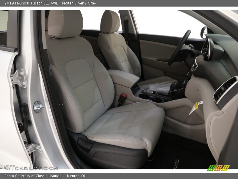 Molten Silver / Gray 2019 Hyundai Tucson SEL AWD