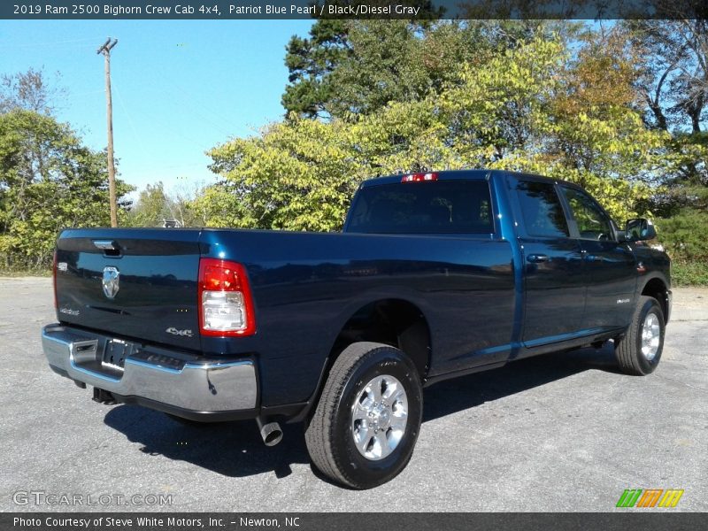Patriot Blue Pearl / Black/Diesel Gray 2019 Ram 2500 Bighorn Crew Cab 4x4