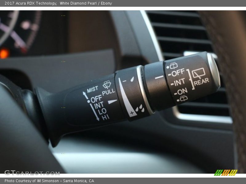 White Diamond Pearl / Ebony 2017 Acura RDX Technology