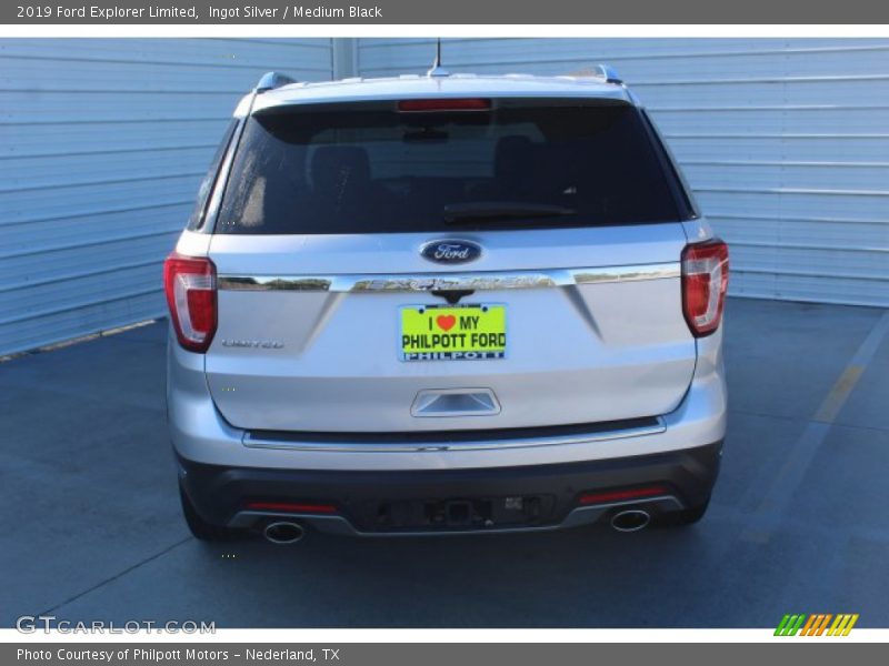 Ingot Silver / Medium Black 2019 Ford Explorer Limited