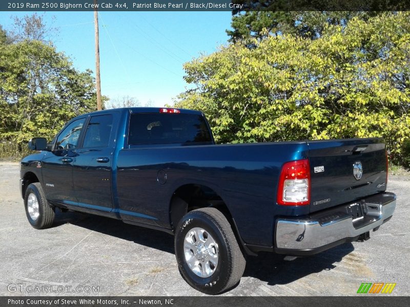 Patriot Blue Pearl / Black/Diesel Gray 2019 Ram 2500 Bighorn Crew Cab 4x4