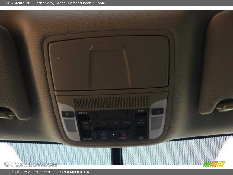 White Diamond Pearl / Ebony 2017 Acura RDX Technology