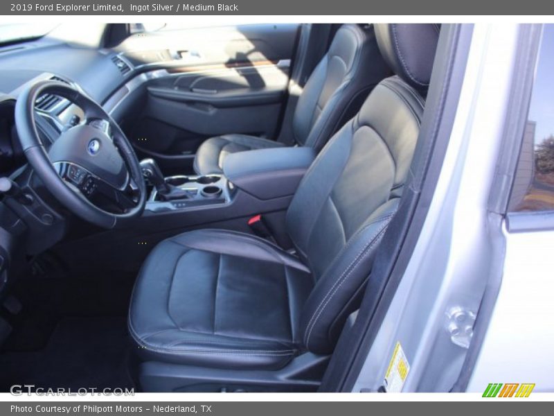 Ingot Silver / Medium Black 2019 Ford Explorer Limited