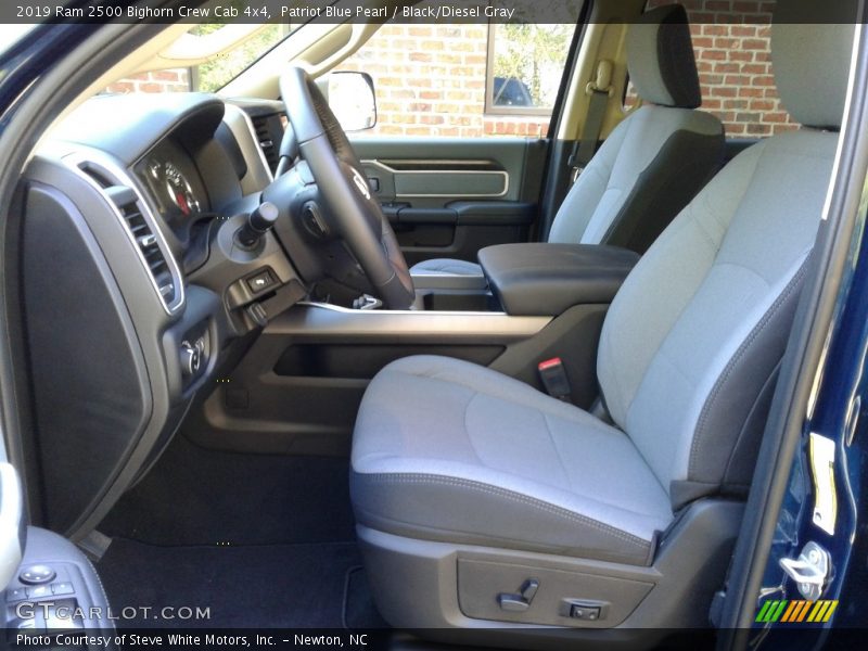 Patriot Blue Pearl / Black/Diesel Gray 2019 Ram 2500 Bighorn Crew Cab 4x4