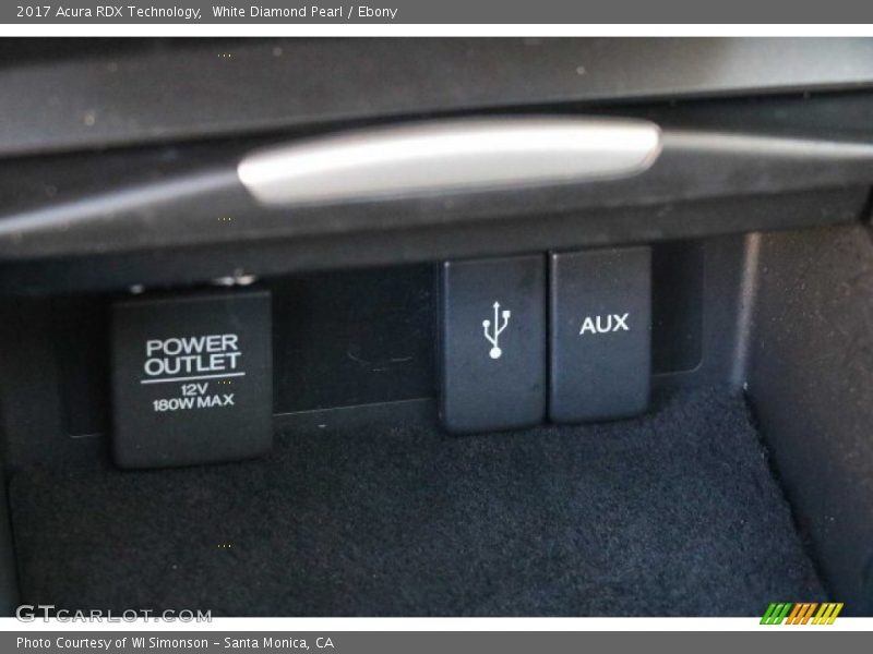 White Diamond Pearl / Ebony 2017 Acura RDX Technology