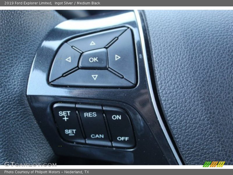 Ingot Silver / Medium Black 2019 Ford Explorer Limited