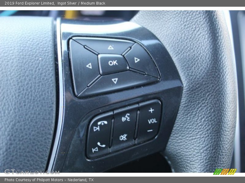 Ingot Silver / Medium Black 2019 Ford Explorer Limited