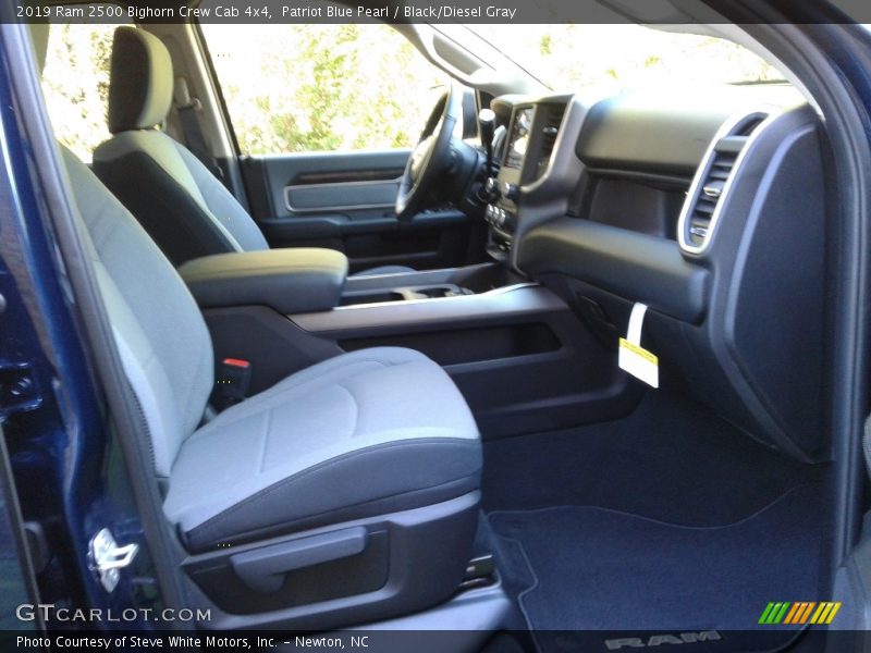Patriot Blue Pearl / Black/Diesel Gray 2019 Ram 2500 Bighorn Crew Cab 4x4