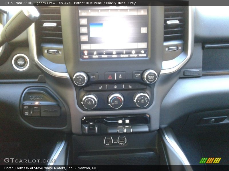 Patriot Blue Pearl / Black/Diesel Gray 2019 Ram 2500 Bighorn Crew Cab 4x4