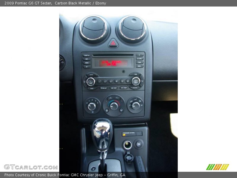 Carbon Black Metallic / Ebony 2009 Pontiac G6 GT Sedan