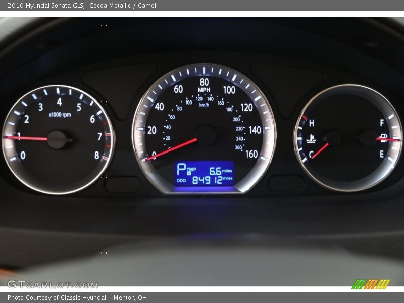 Cocoa Metallic / Camel 2010 Hyundai Sonata GLS