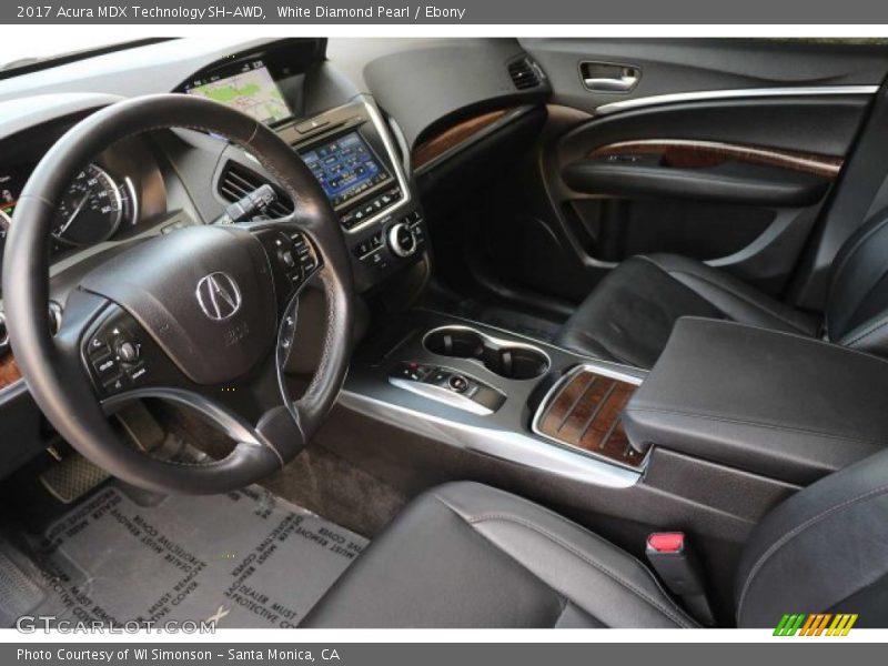 White Diamond Pearl / Ebony 2017 Acura MDX Technology SH-AWD