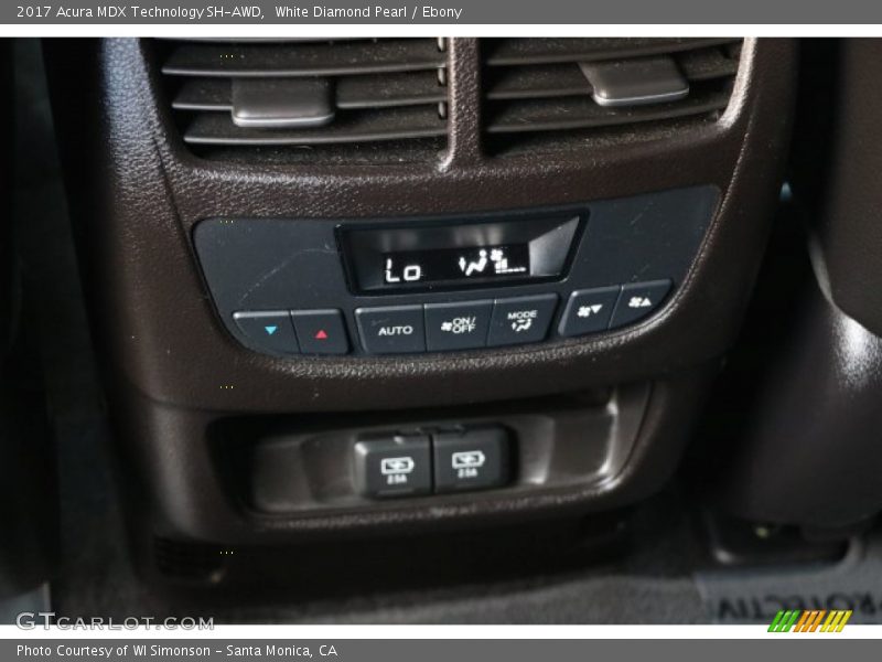 White Diamond Pearl / Ebony 2017 Acura MDX Technology SH-AWD