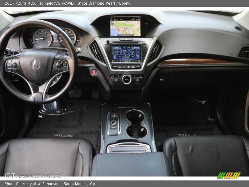 White Diamond Pearl / Ebony 2017 Acura MDX Technology SH-AWD