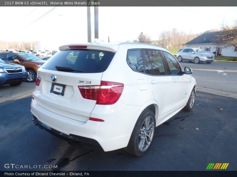 Mineral White Metallic / Black 2017 BMW X3 xDrive35i