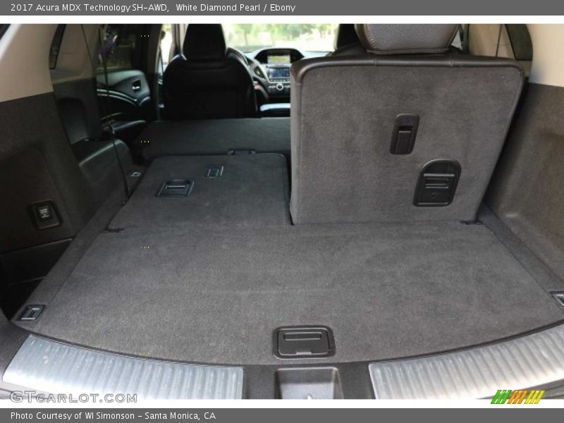 White Diamond Pearl / Ebony 2017 Acura MDX Technology SH-AWD
